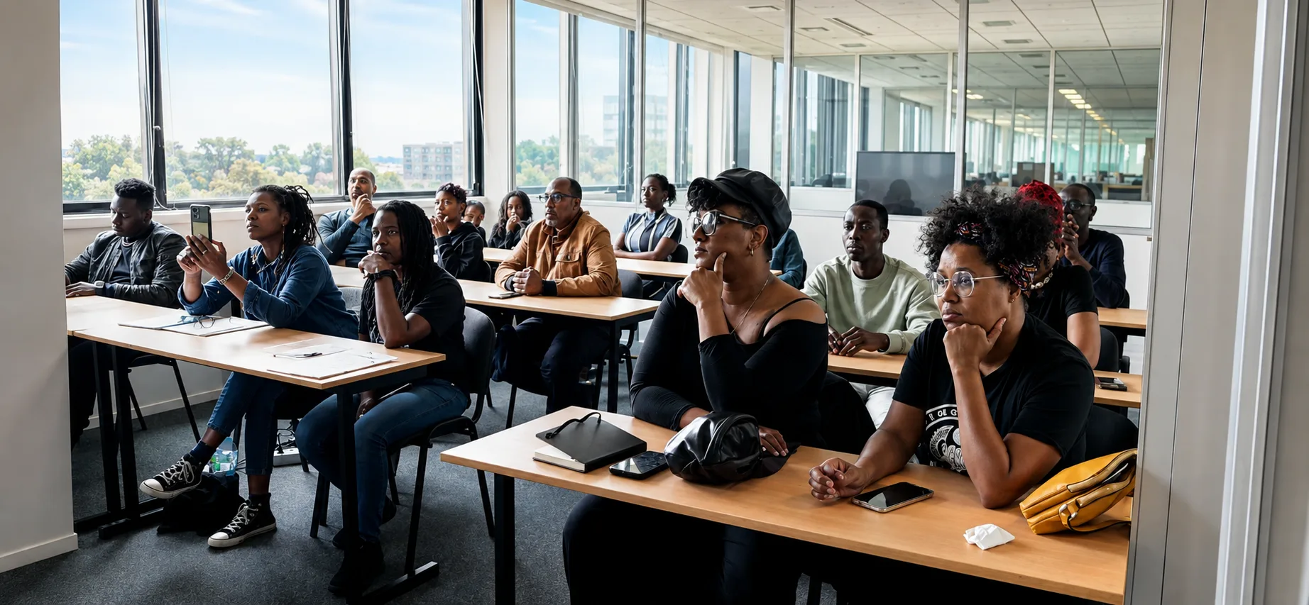 Membres de la Famille Muntu en formation
