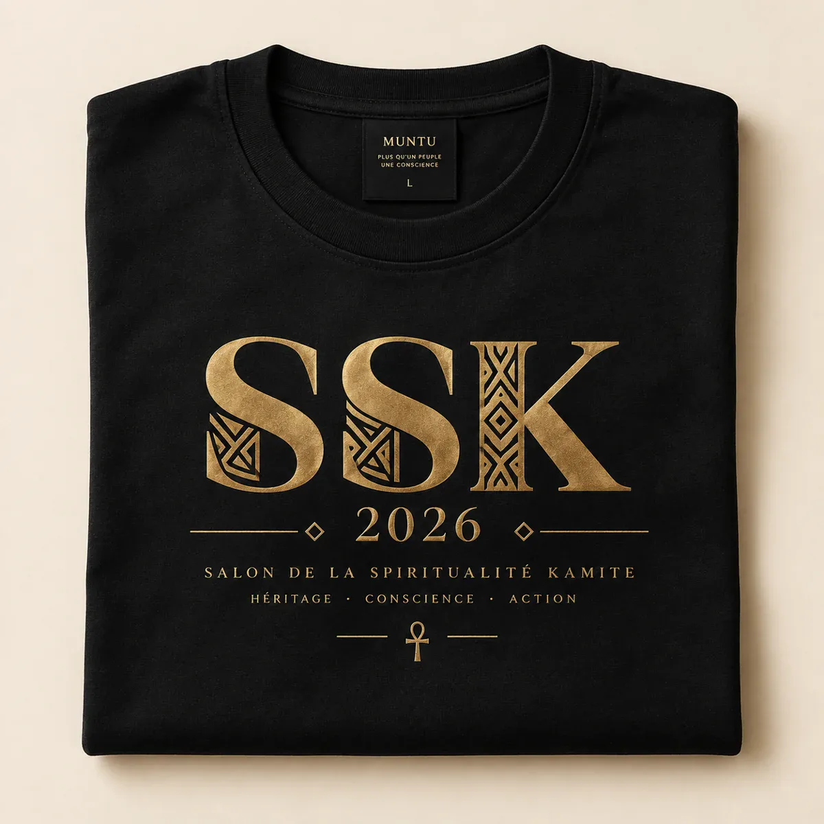 T-shirt noir SSK 2026