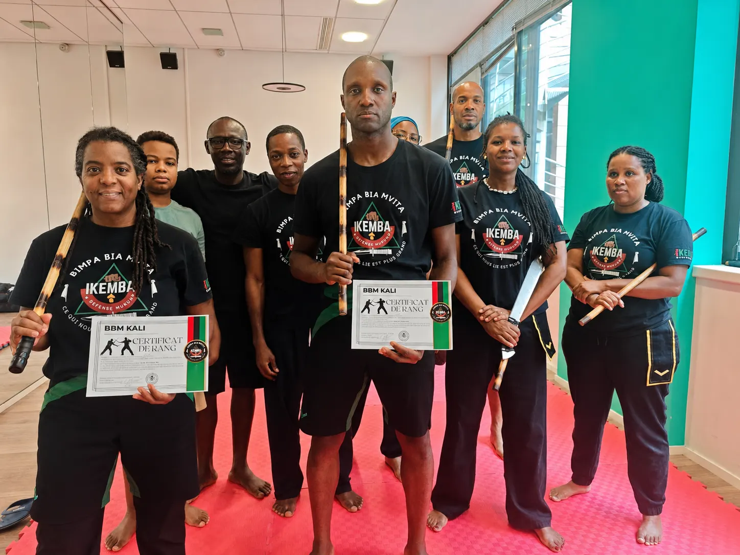 Entraînement Ikemba avec pao et bâton
